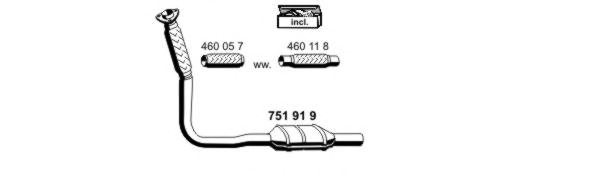 ERNST 050759 Exhaust System